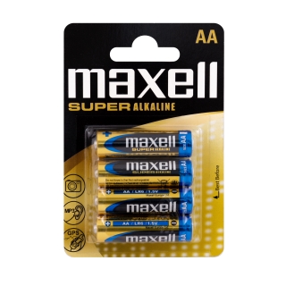 AA Batérie Maxell Super Alkaline 1,5V - LR6; 4 pack